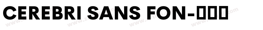 CEREBRI SANS FON字体转换